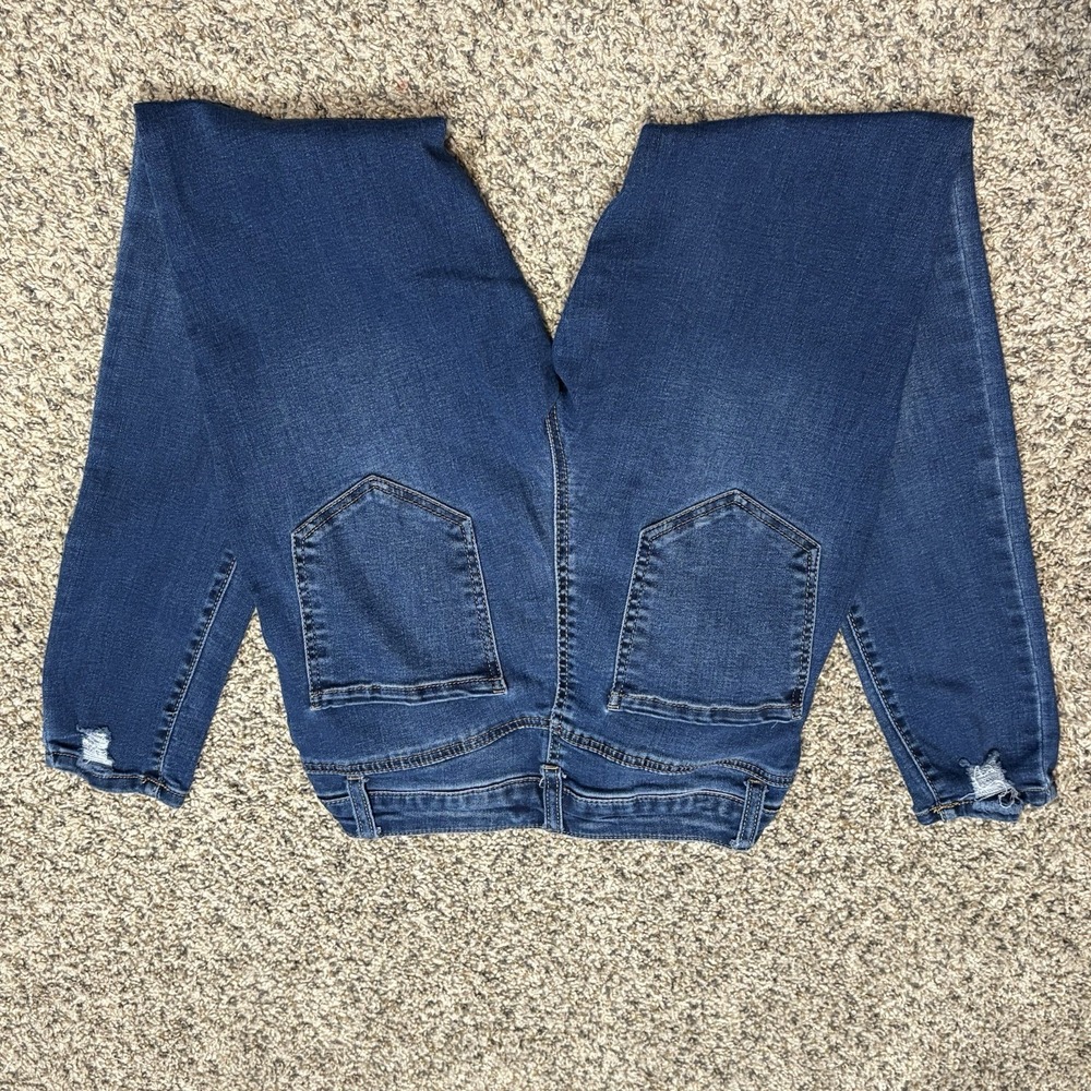 Refuge Denim Miami Skinny Jeans Women's 5 Distressed Raw Hem - Picture 5 of 13